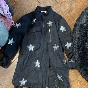 Medium Buddy Alyssa Love Cargo Jacket with Stars